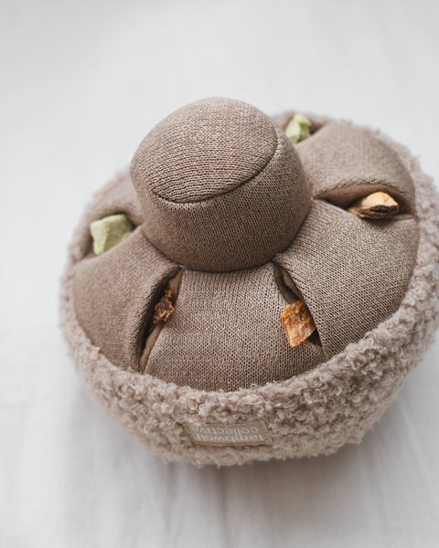 GUU//OAT//NOSEWORK MUSHROOM//ENRICHMENT DOG TOY