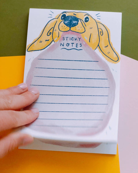 Sticky Notes Cute Dog Tongue Notepad