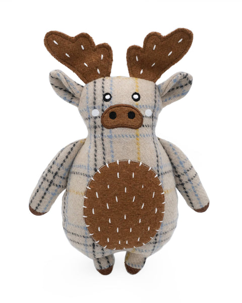 EcoZippy Cotton Cuddler - Moose - Dog Toy