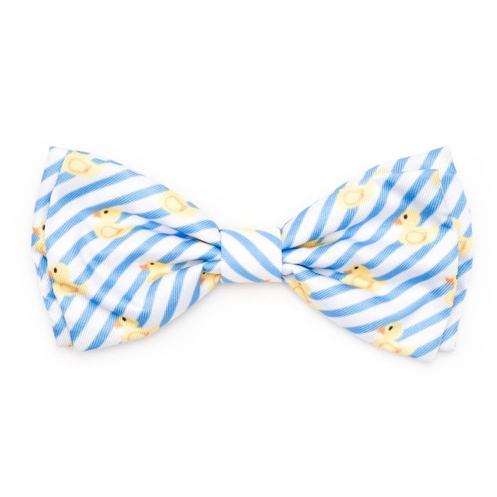 Stripe Rubber Duck Bow Tie