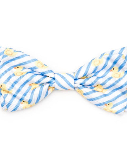 Stripe Rubber Duck Bow Tie