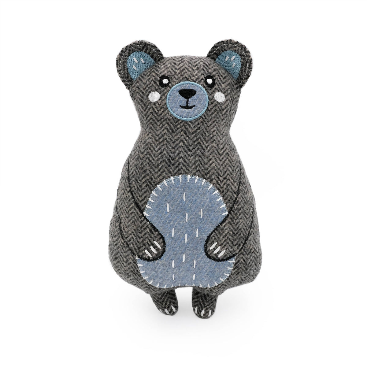 EcoZippy Cotton Cuddler - Bear - Dog Toy