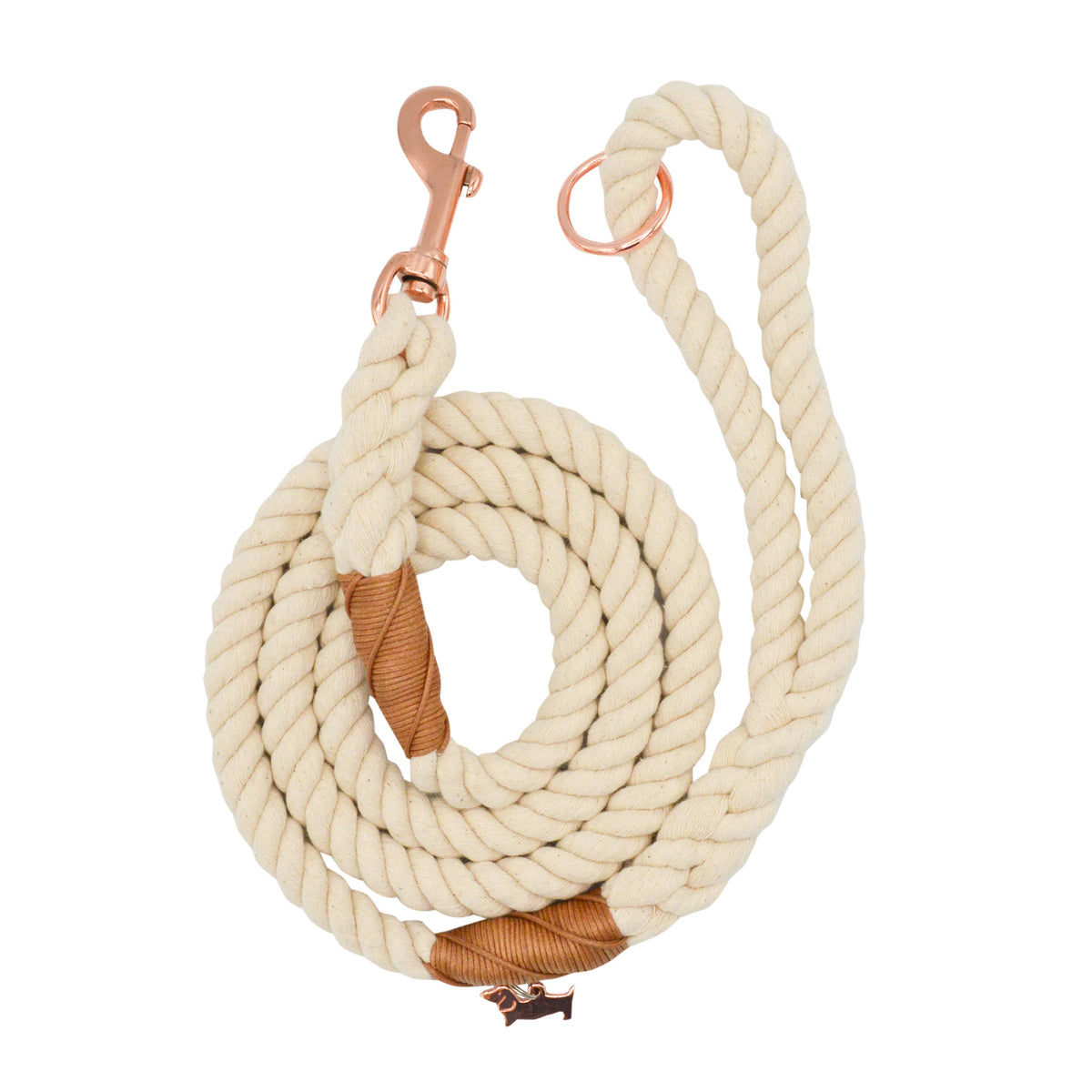 Dog Rope Leash - Natural