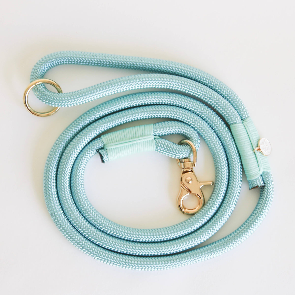 'Aqua' - Braided Rope Leash